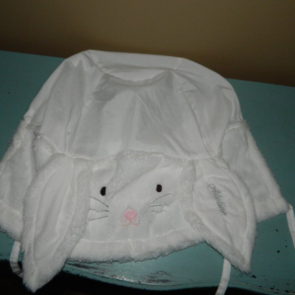 Pottery Barn Kids Long Ear Bunny Easter Basket Liner "Adeline" Sz L (OO-5)